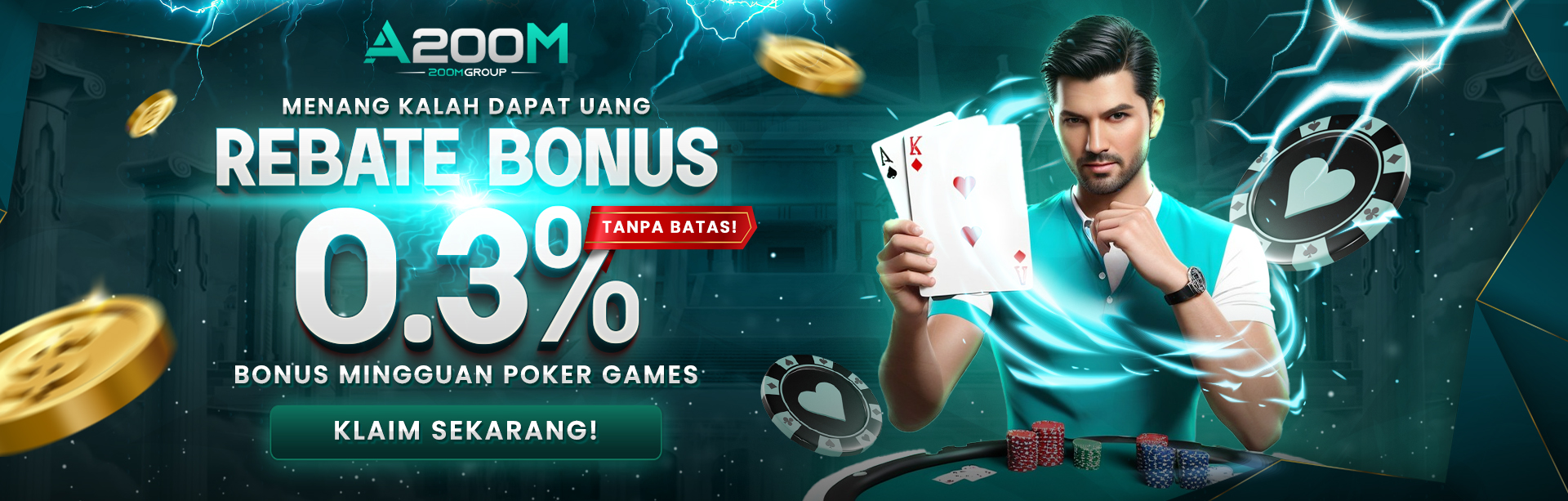 BONUS ROLLINGAN 0.3% (POKER)