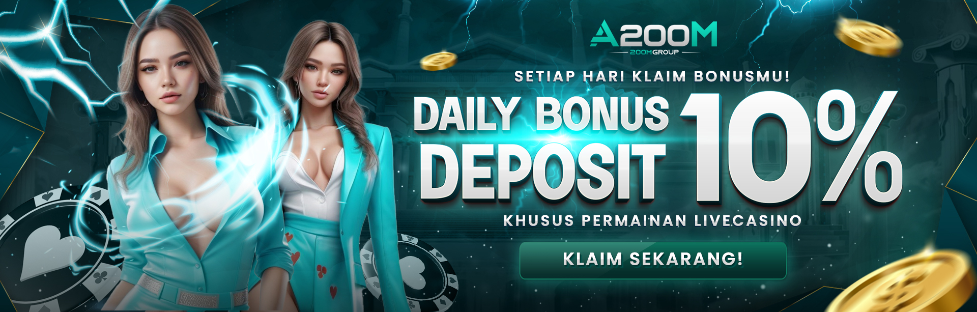 BONUS HARIAN 10% (CASINO)