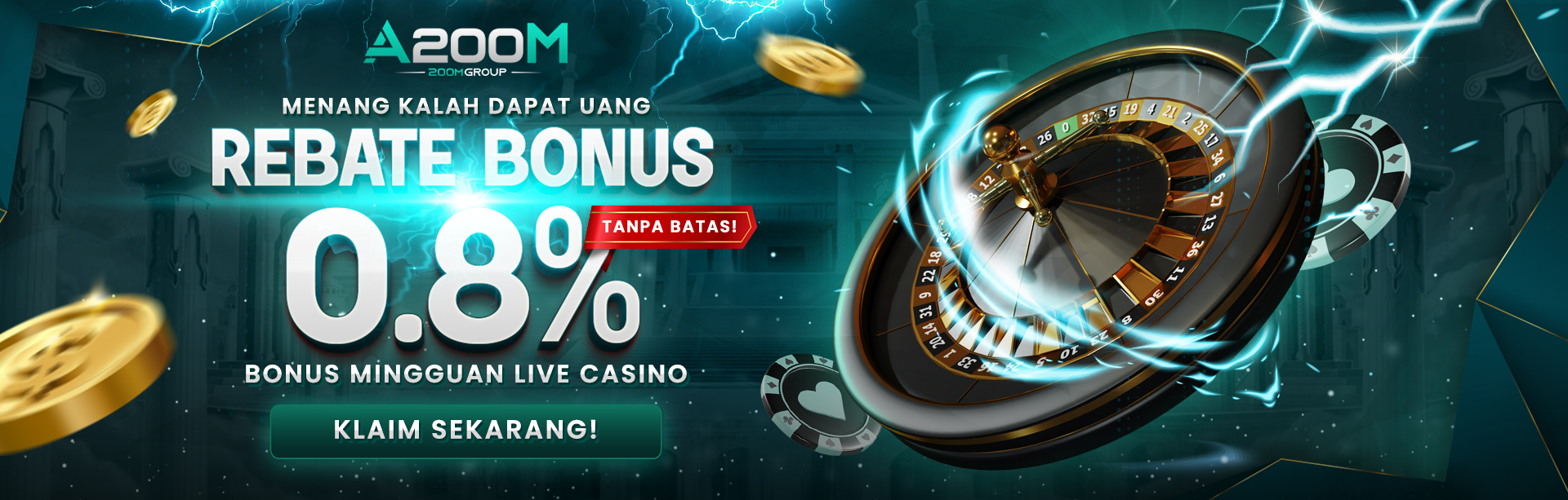 BONUS ROLLINGAN 0.8% (CASINO)