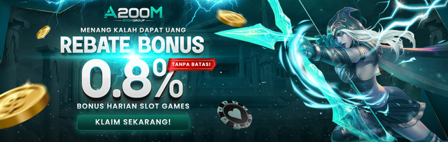 BONUS ROLLINGAN SLOT 0,8% HARIAN