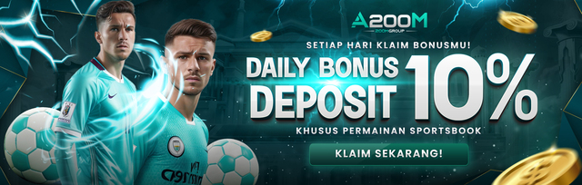 BONUS HARIAN 10% (SPORTBOOK)