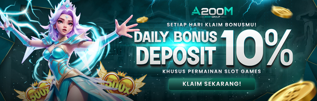 BONUS HARIAN 10% (SLOT)