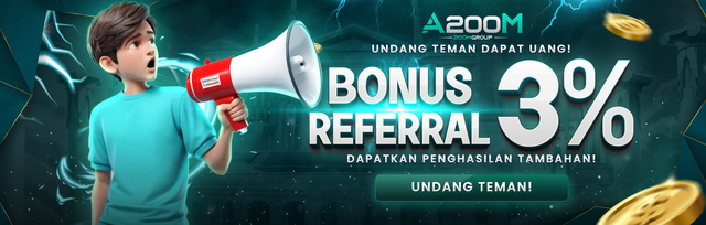 BONUS REFERRAL 3%