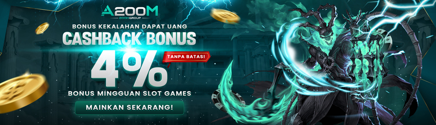 CASHBACK SLOT 4% (MINGGUAN)