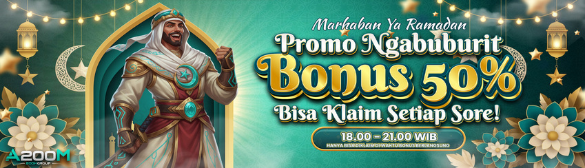 BONUS NGABUBURIT 50%