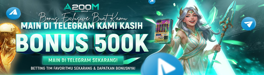 BONUS EKSKLUSIF TELEGRAM 100%